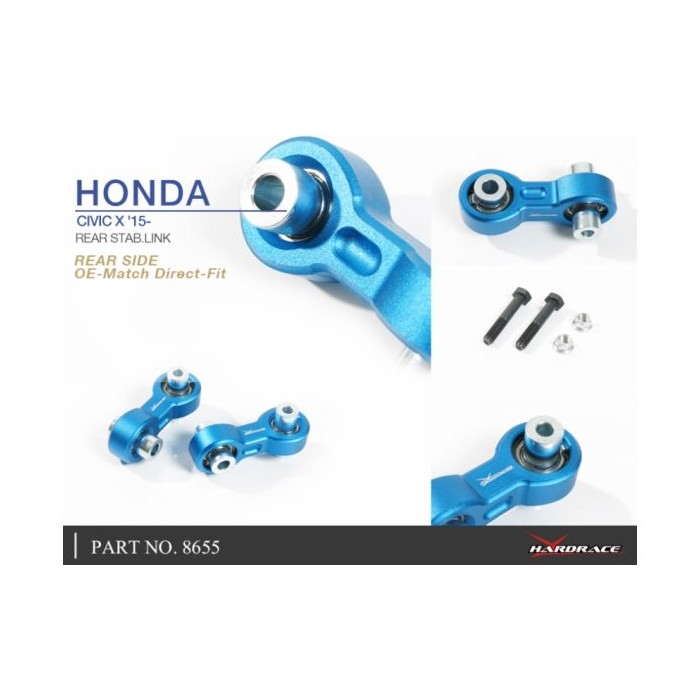 Hardrace Reinforced Rear Drop Links - Civic Type R FK8 & Civic 1.5T 2016+