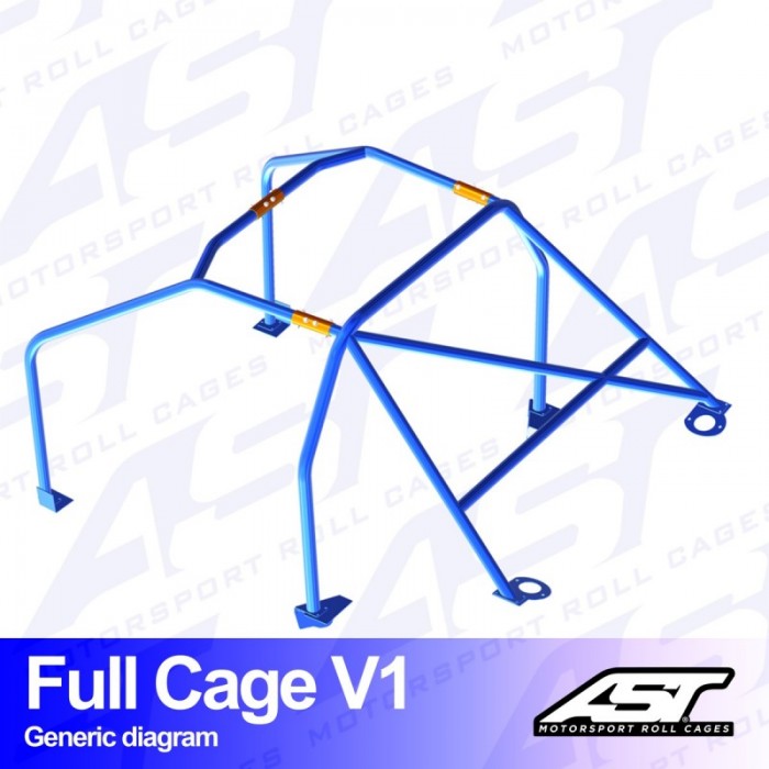 AST Motorpsort 6-Point Trackday Roll Cage V1 - Civic EG / EH