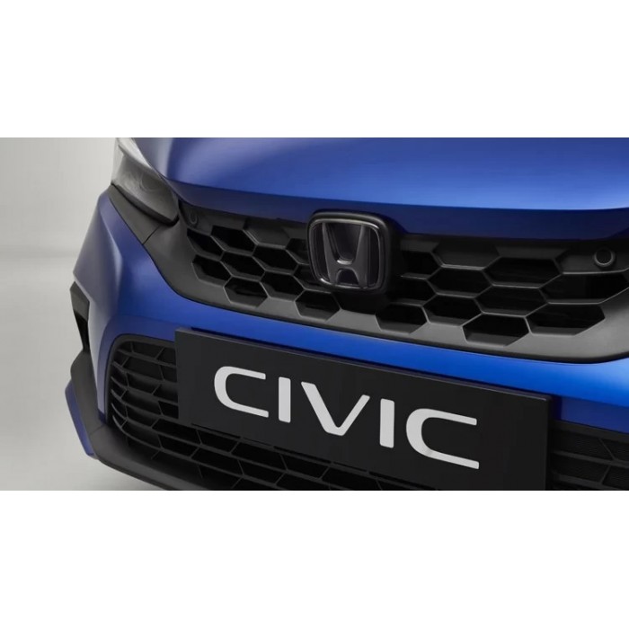 Genuine Honda EUDM Chrome Black Emblem Pack - Civic Hybrid 2.0L e:HEV FL4 2022+