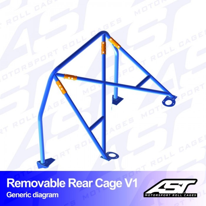 AST Motorpsort Rear Roll Cage X-Design V1 - Suzuki Swift Sport ZC32S