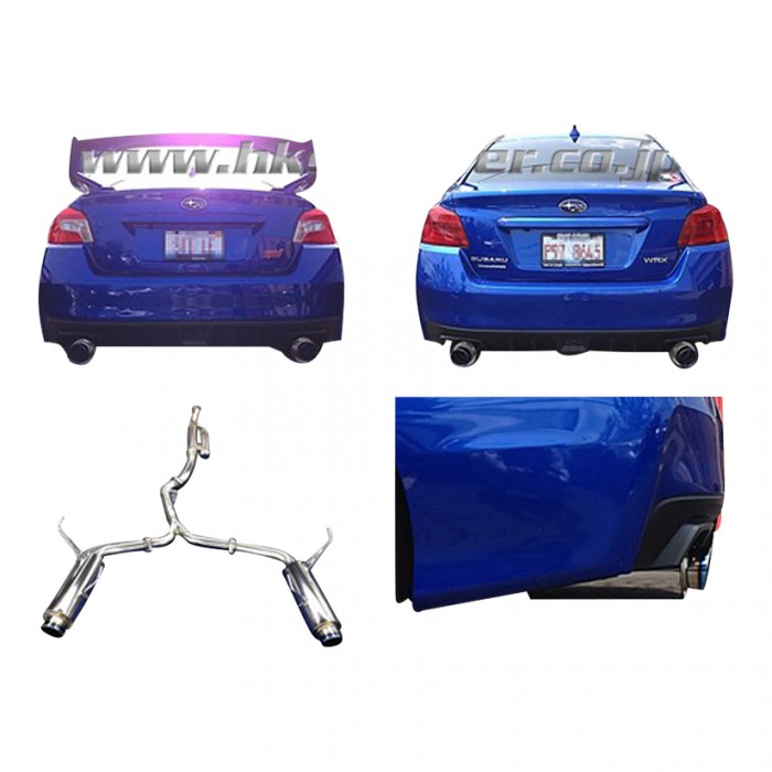 HKS Hi-Power Cat Back Exhaust Subaru Impreza WRX STI 2015+