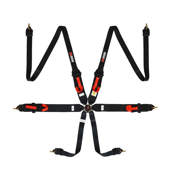 RRS FIA 3" 2" R6 HANS® 2.8kg black harness