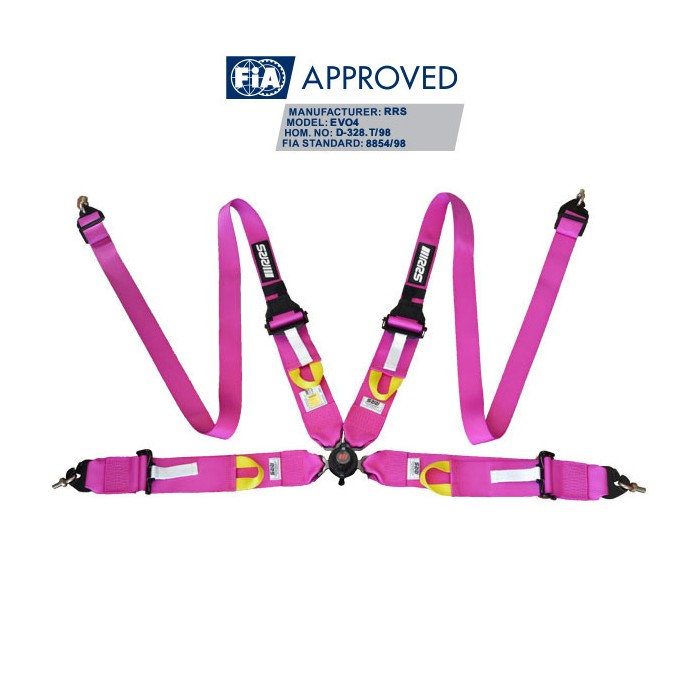 RRS FIA EVO 4 2.5 kg pink harness 4 points