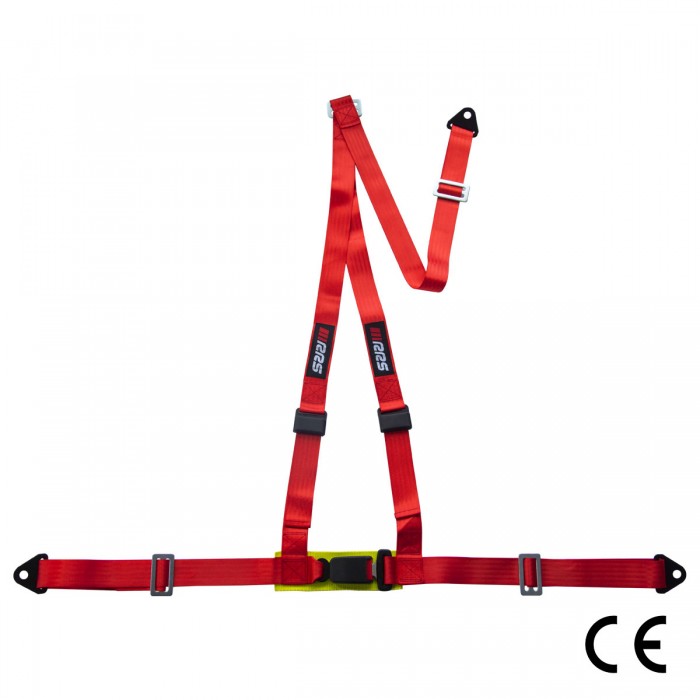 3 points road red harness