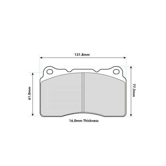 PBS ProTrack Front Brake Pads - Civic Type R FK2 & FK8