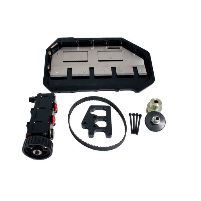 AT Power External Dry Sump Kit - Intake Side - Honda K20/24