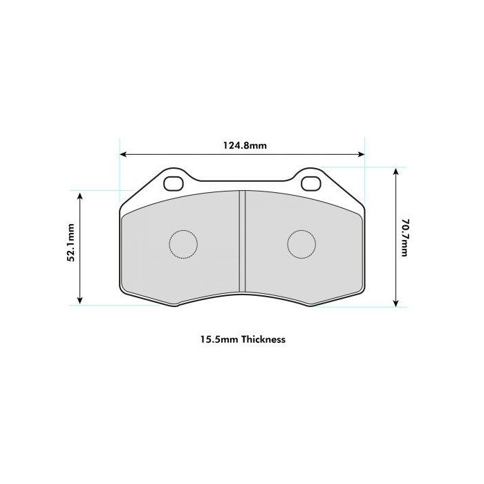 PBS Prorace Front Brake Pads - Renault Clio 3 RS 197/200