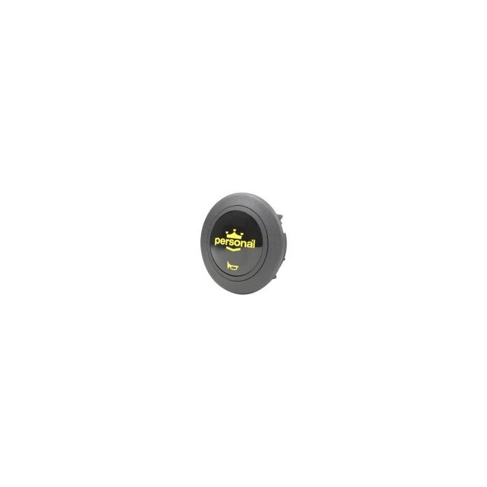 Personal Steering Wheel Single Contact Horn Button - Yellow