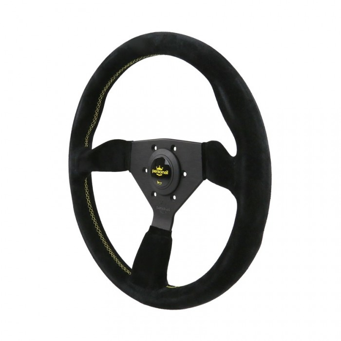 Personal Grinta Suede Leather Steering Wheel - 330mm
