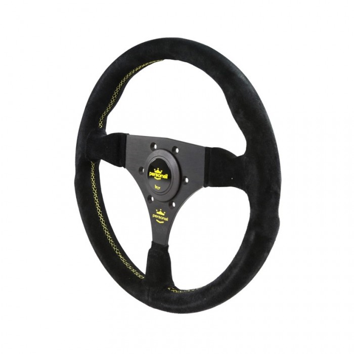 Volant PERSONAL Fitti Racing Suede Cuir - 320mm