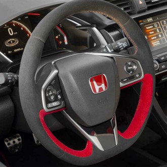 Volant Honda OEM Alcantara Noir/Rouge 2020+ - Civic Type R FK8